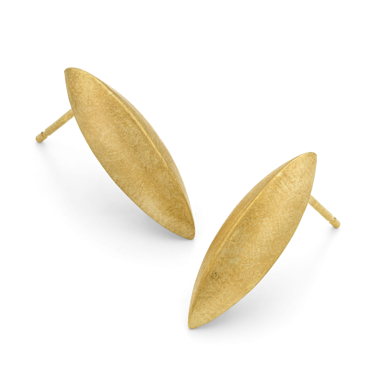 Small Skath Stud Earrings Silver / Gold Vermeil