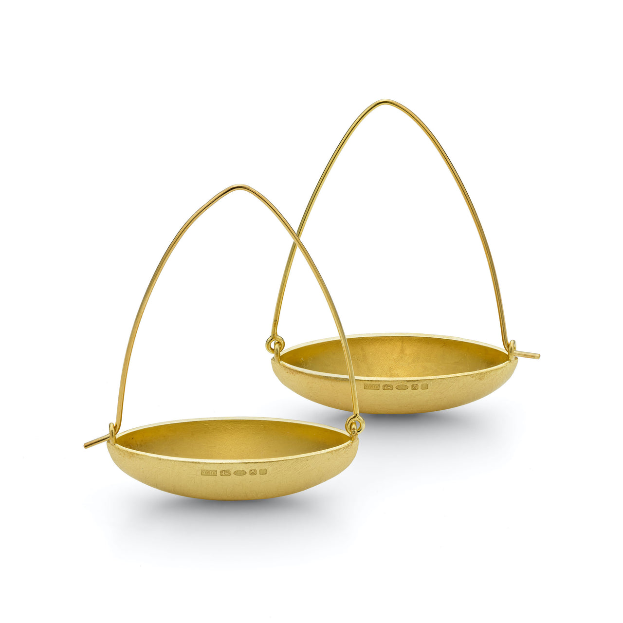 Skath Drop Earrings Silver / Gold Vermeil