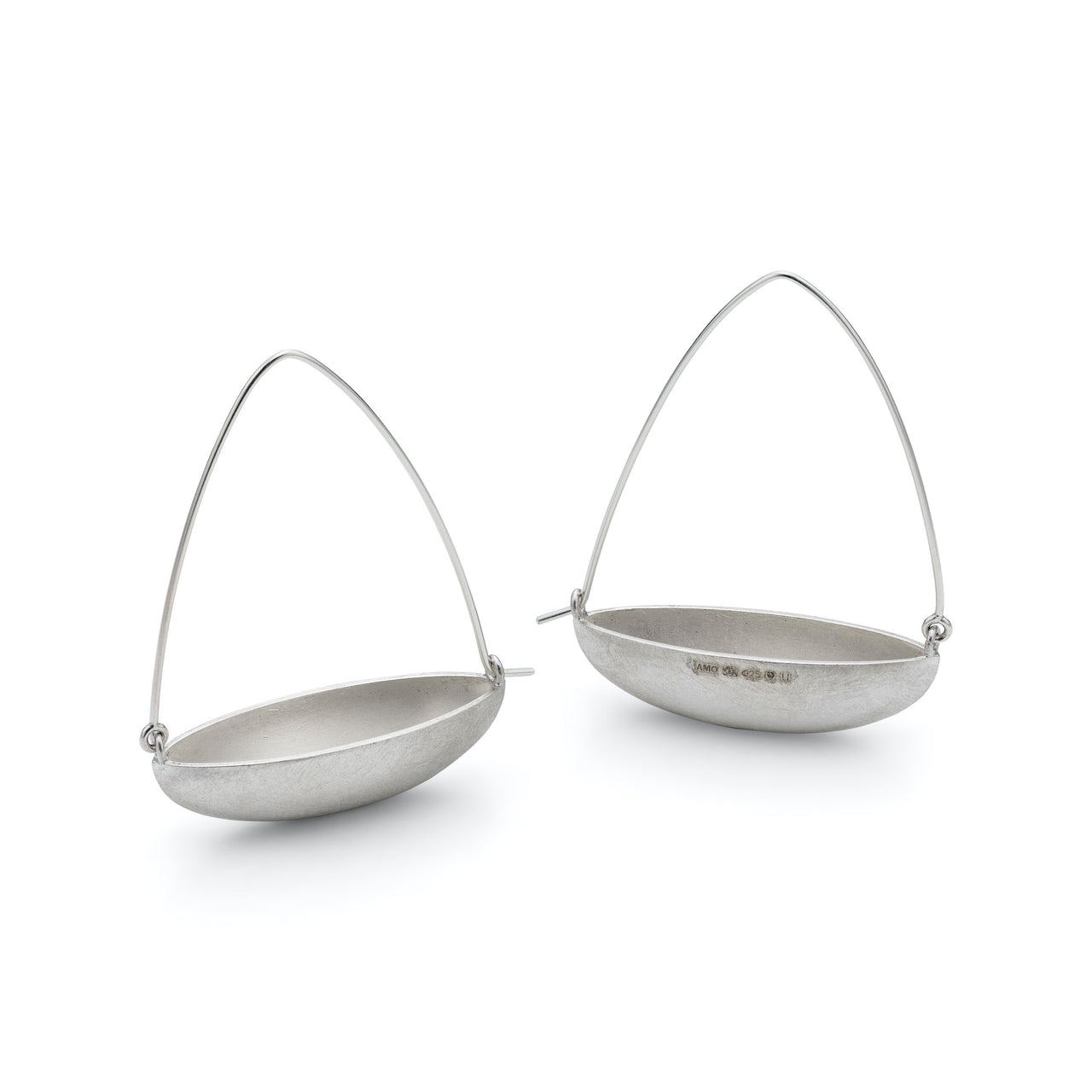 Skath Drop Earrings Silver