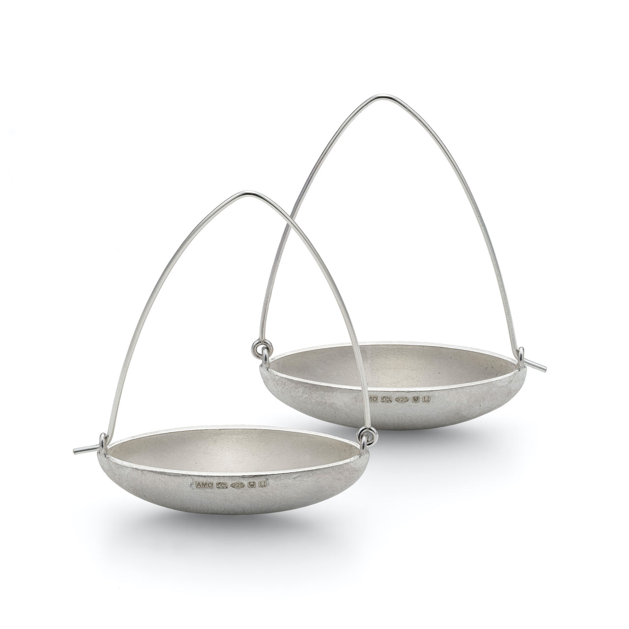 Skath Drop Earrings Silver