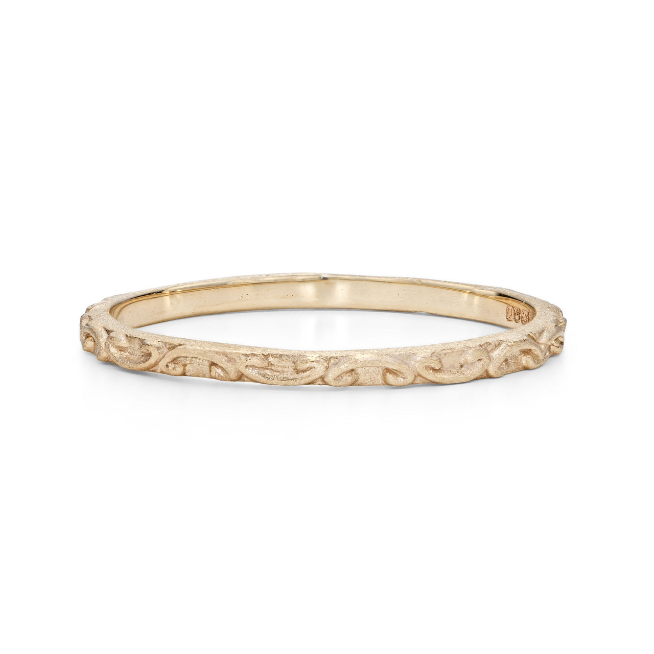 9ct Gold Patterned Ring