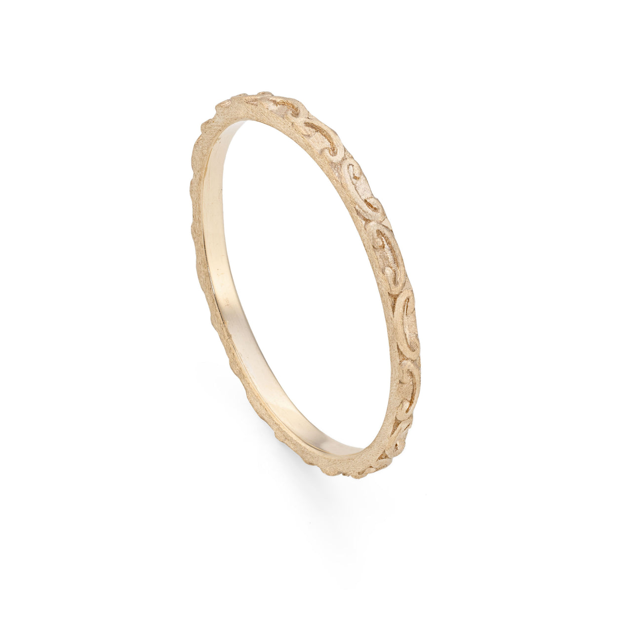9ct Gold Patterned Ring