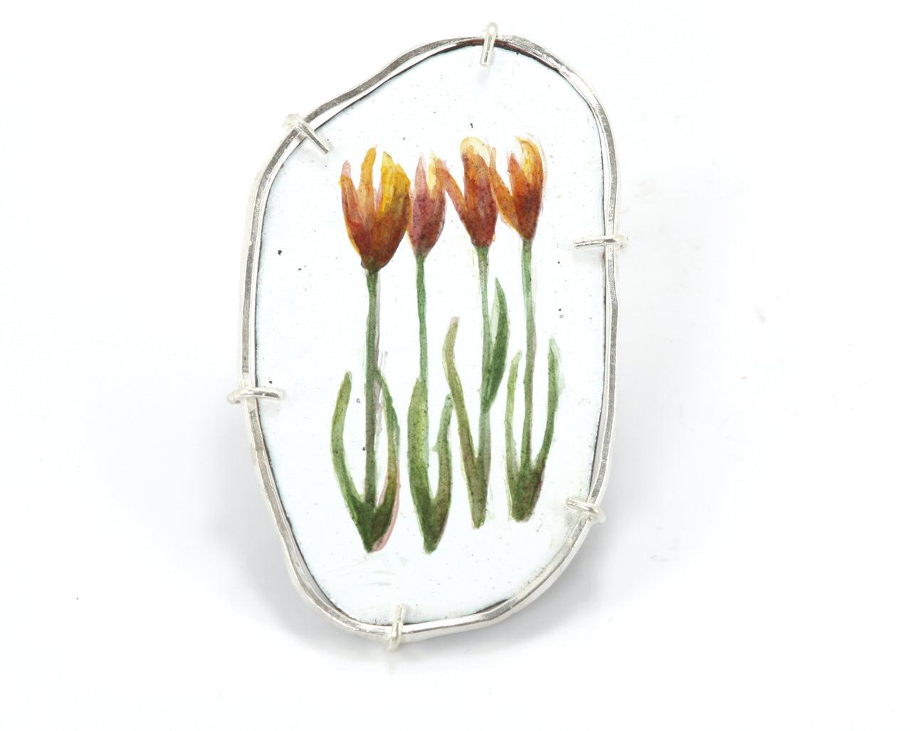 'Tulips' Brooch