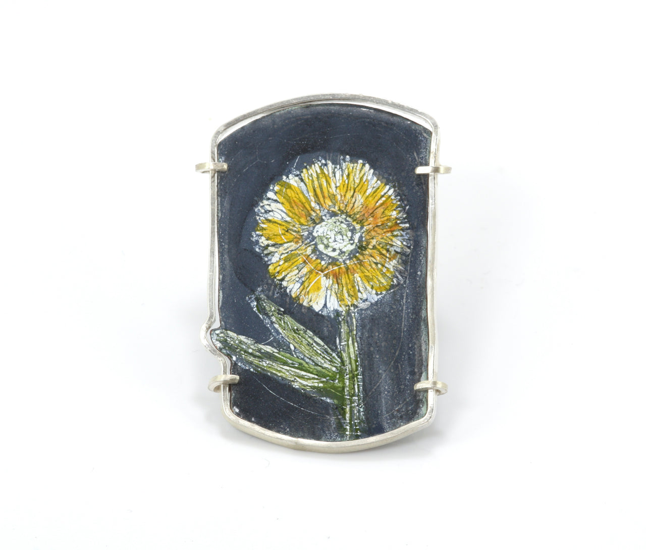 Yellow Daisy Brooch