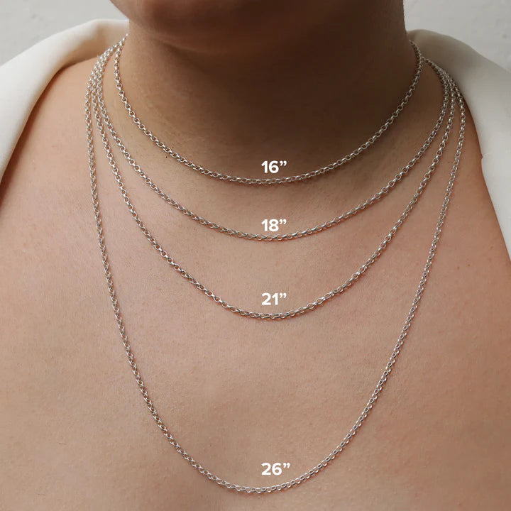 Medium Link Silver Sibyl Chain