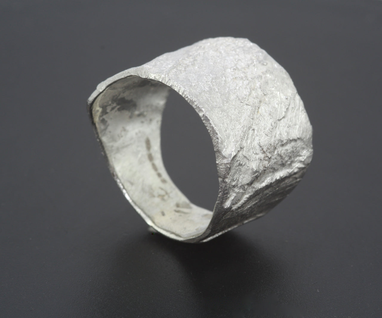Wide Silver Ring