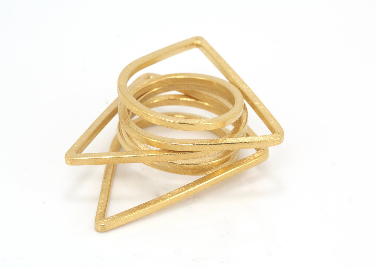 Geo Stacker Ring Set