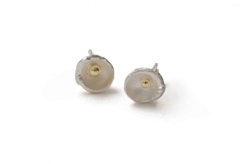 Acorn Cup Studs with 18ct Detail