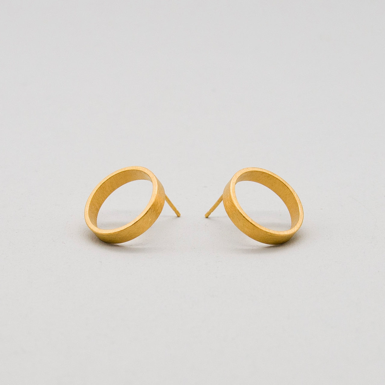 Framed Circle Earrings