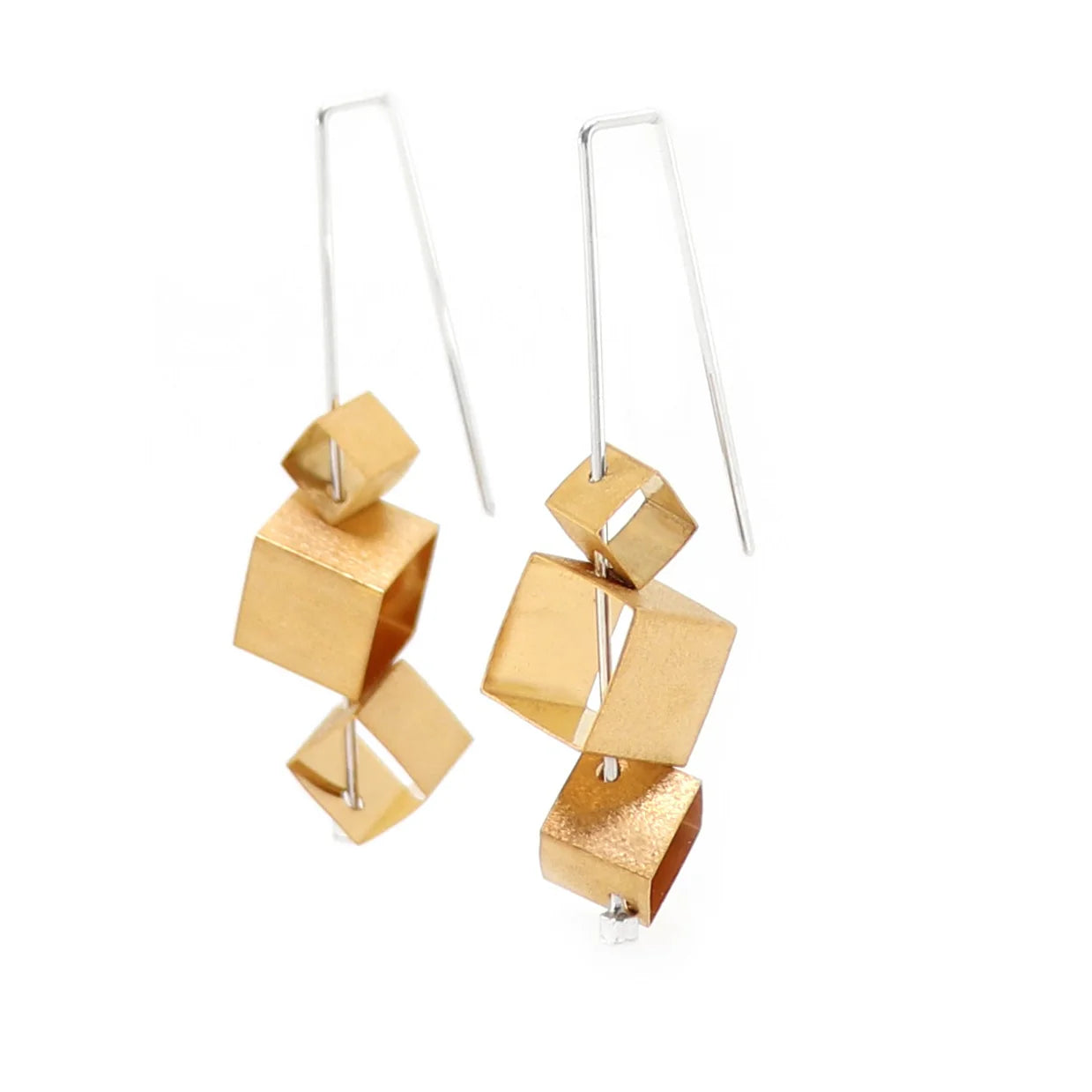 Tumble Cubist Drop Earrings