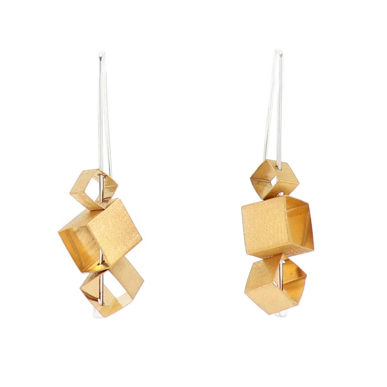 Tumble Cubist Drop Earrings
