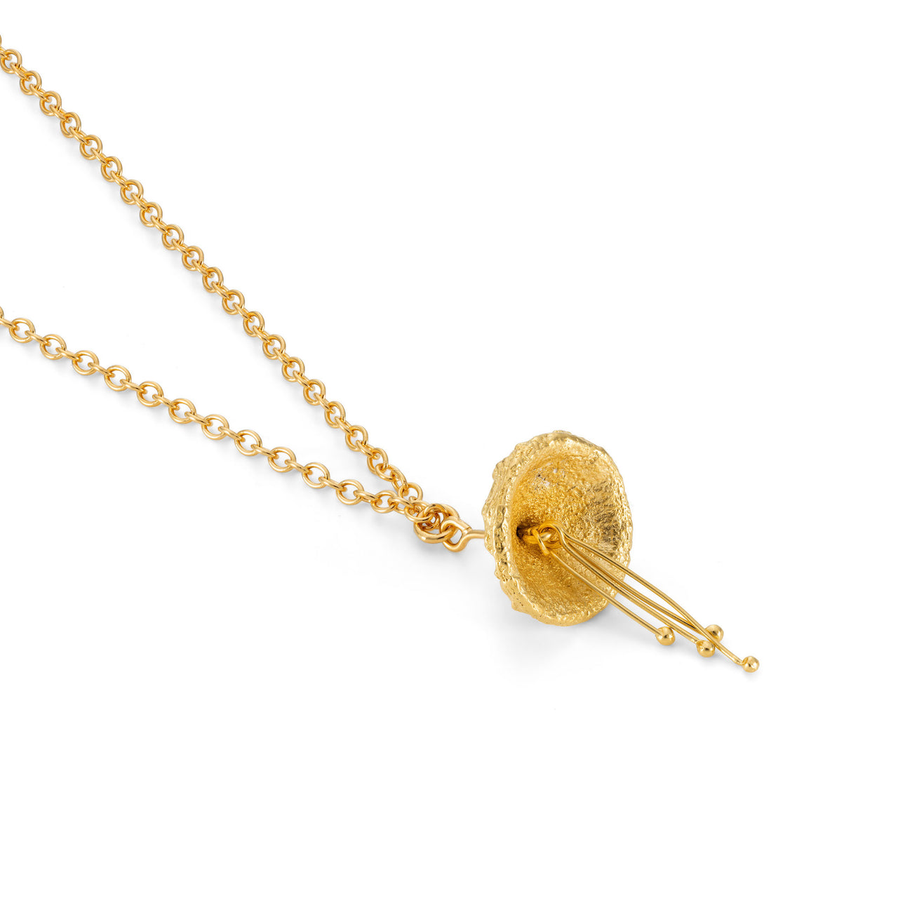 Gold Vermeil Eucalyptus Necklace