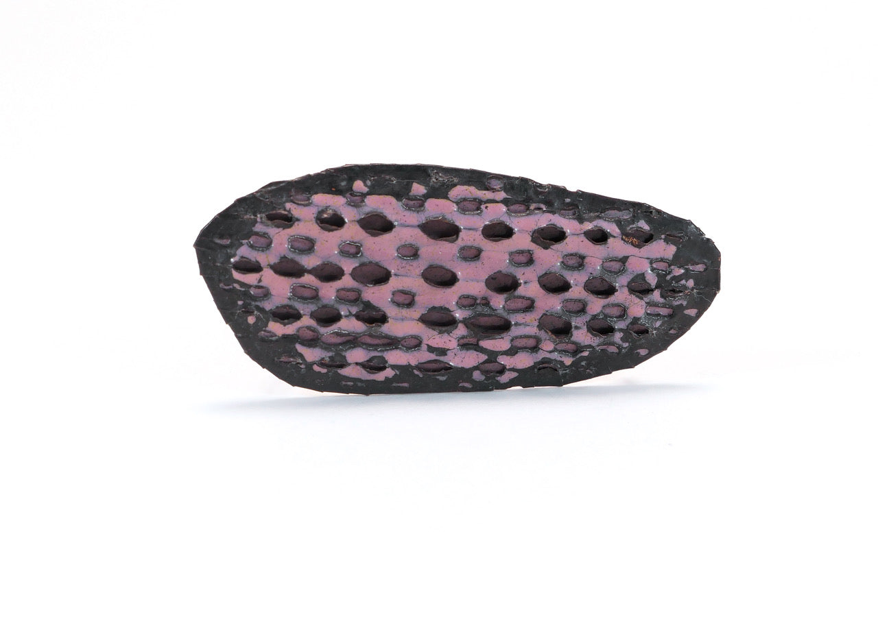Pink Grater Brooch