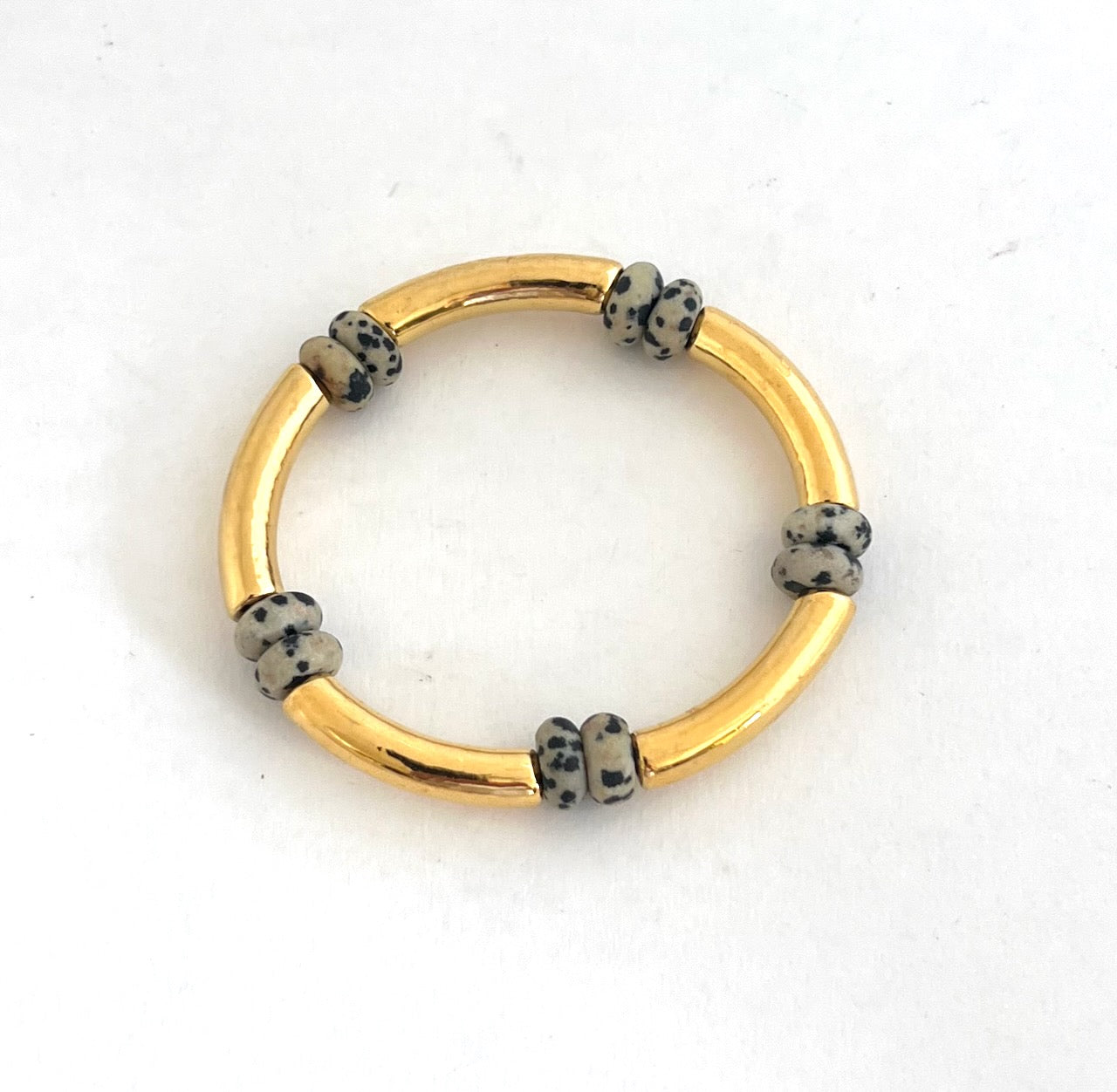 Gold Tube Bracelet