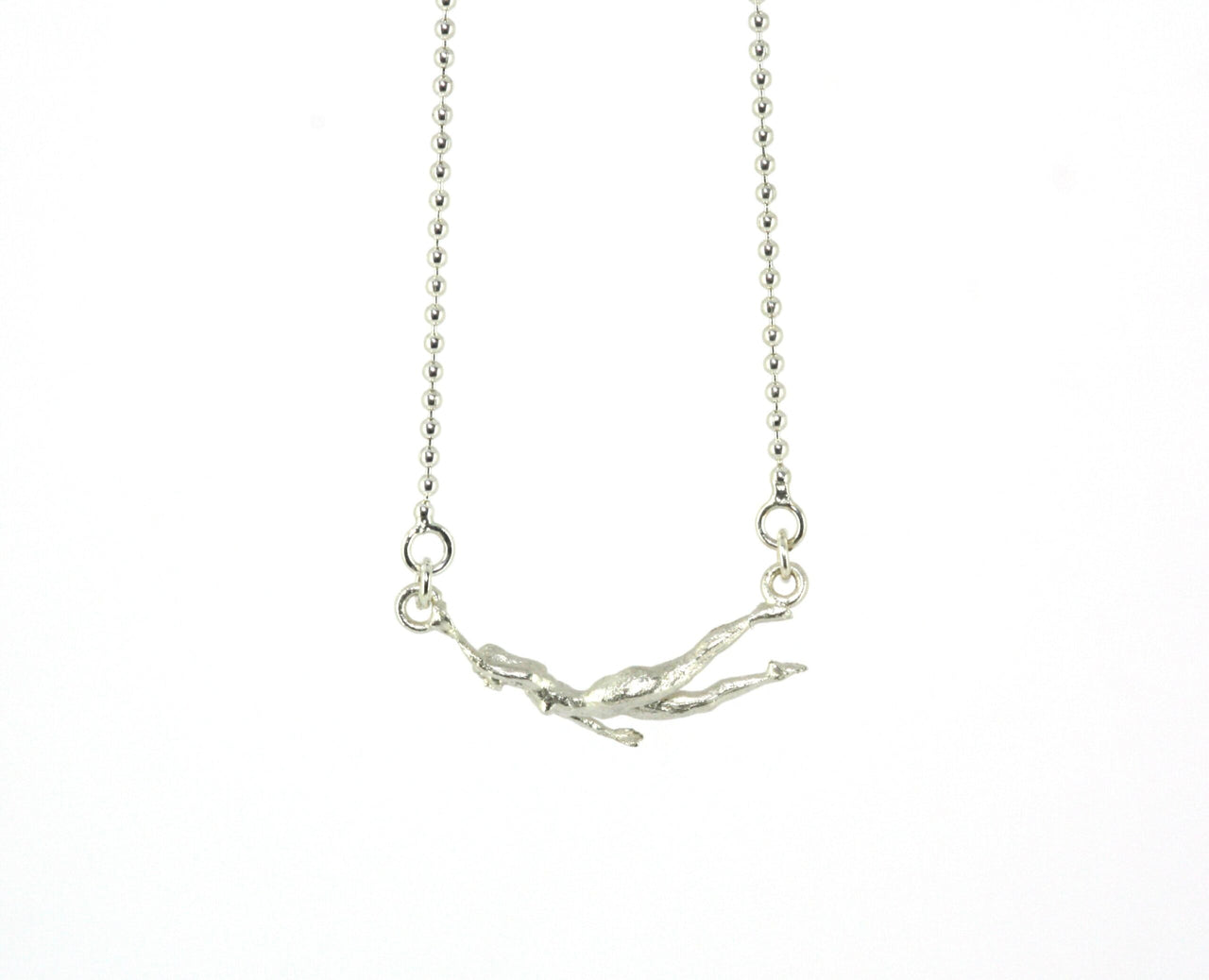 Silver Swimmer Necklace