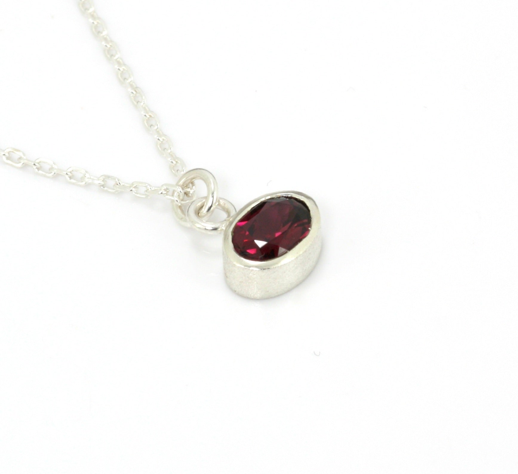 January Birthstone Necklace Garnet Crystal – Chan Luu