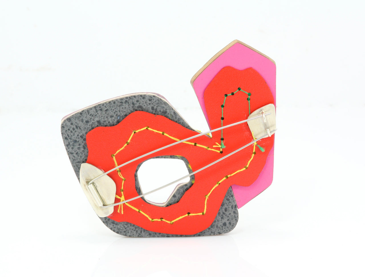 Mixed Media Brooch