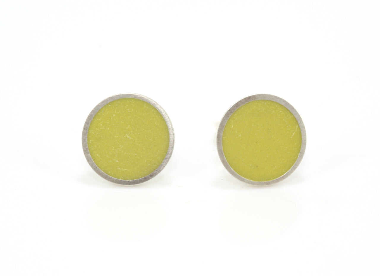 Yellow Dot Studs