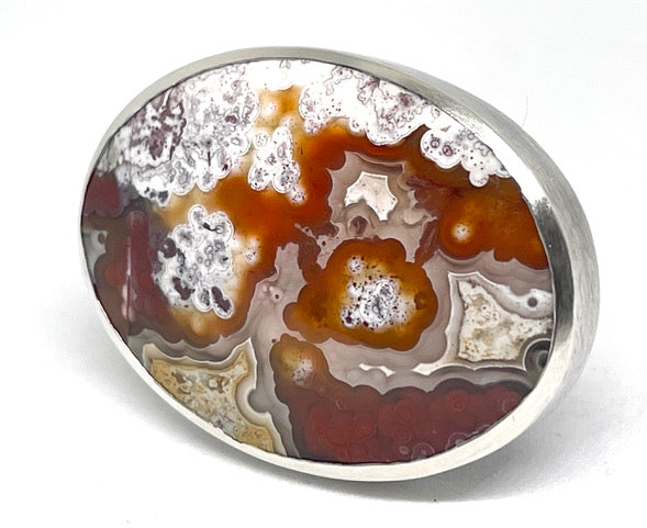 Mexican Moss Agate Ring