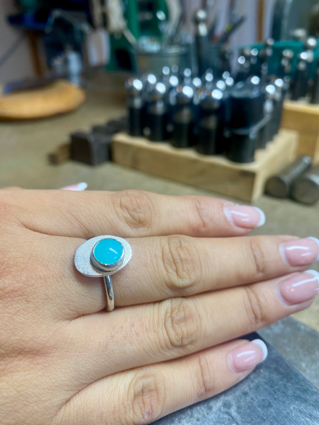 Taster Day - Stone Set Textured Ring