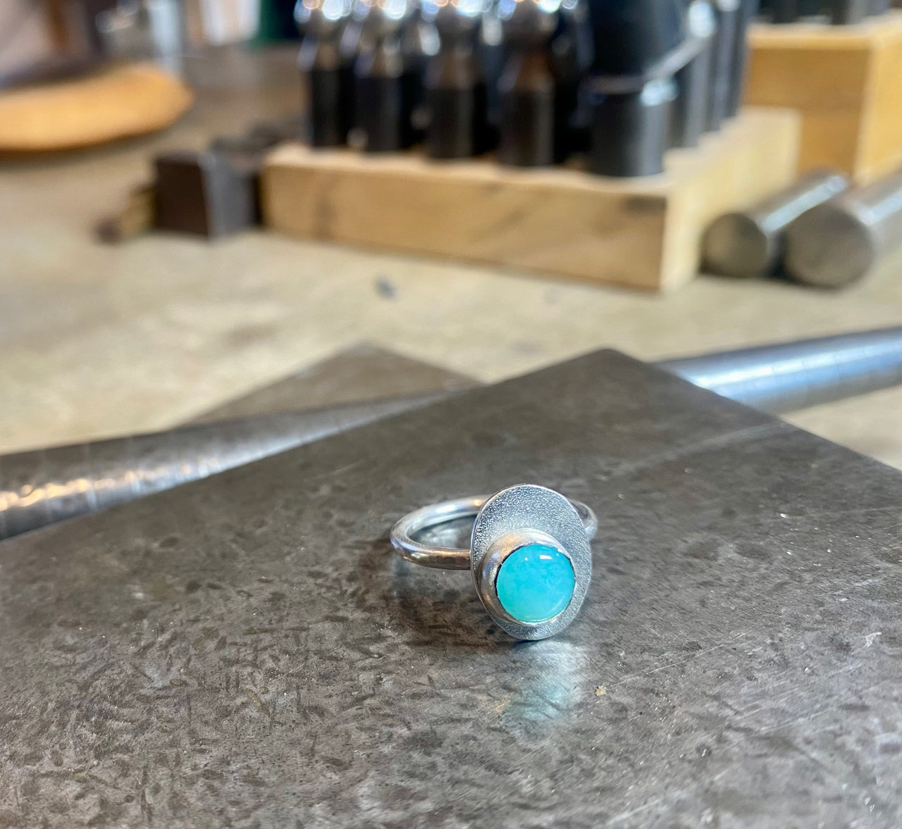 Taster Day - Stone Set Textured Ring