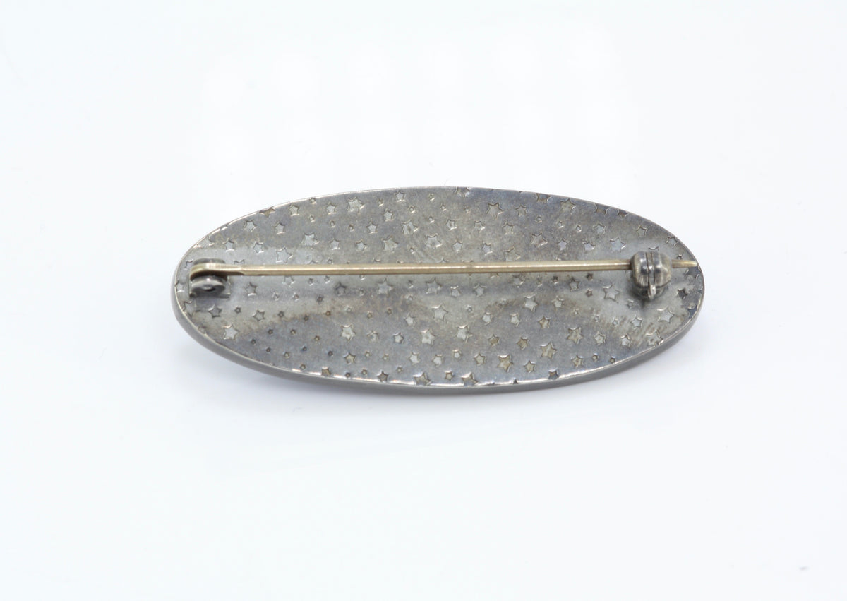 Oval Night Brooch
