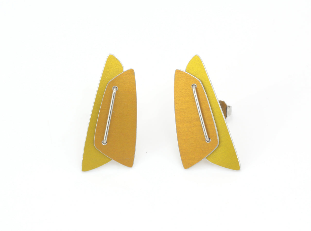 Dash Studs Yellow / Orange