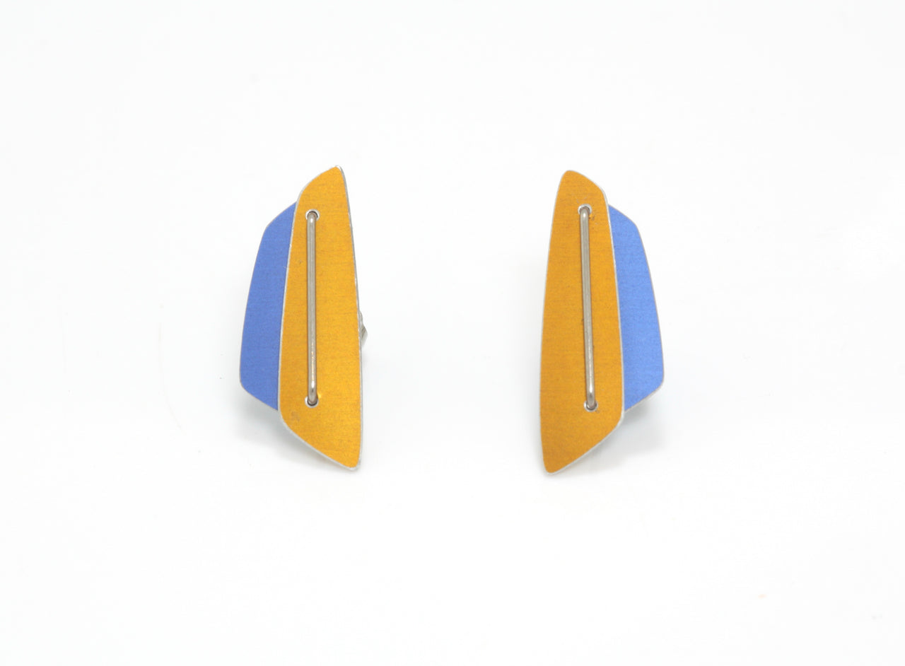 Dash Studs Blue / Orange