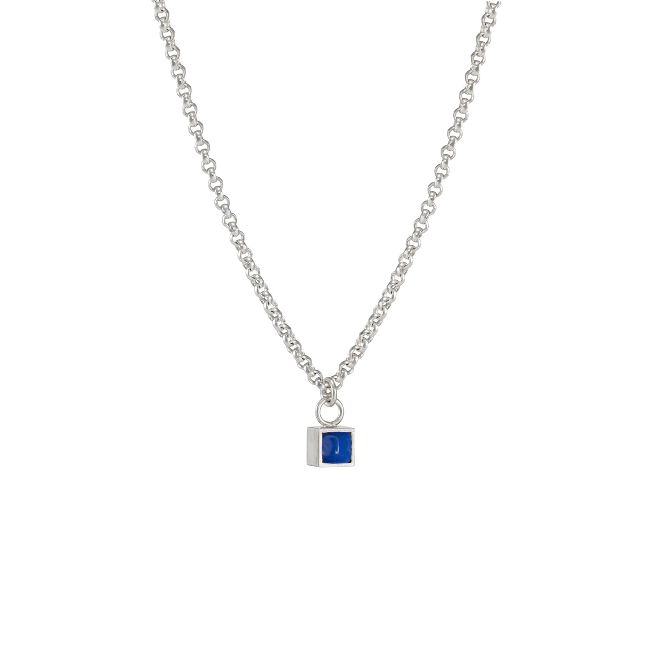 Blue Cube Pendant