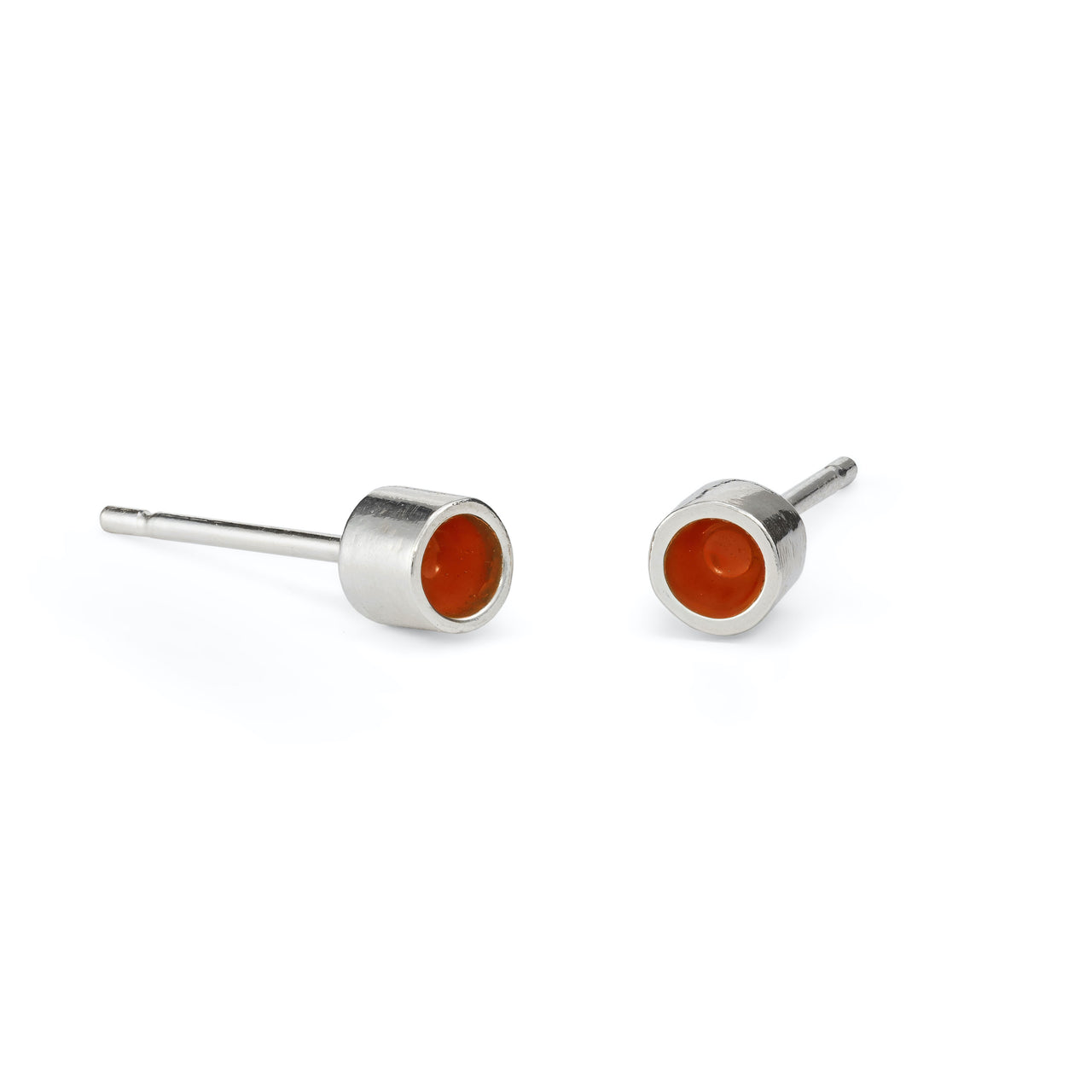 Orange Dot Earrings