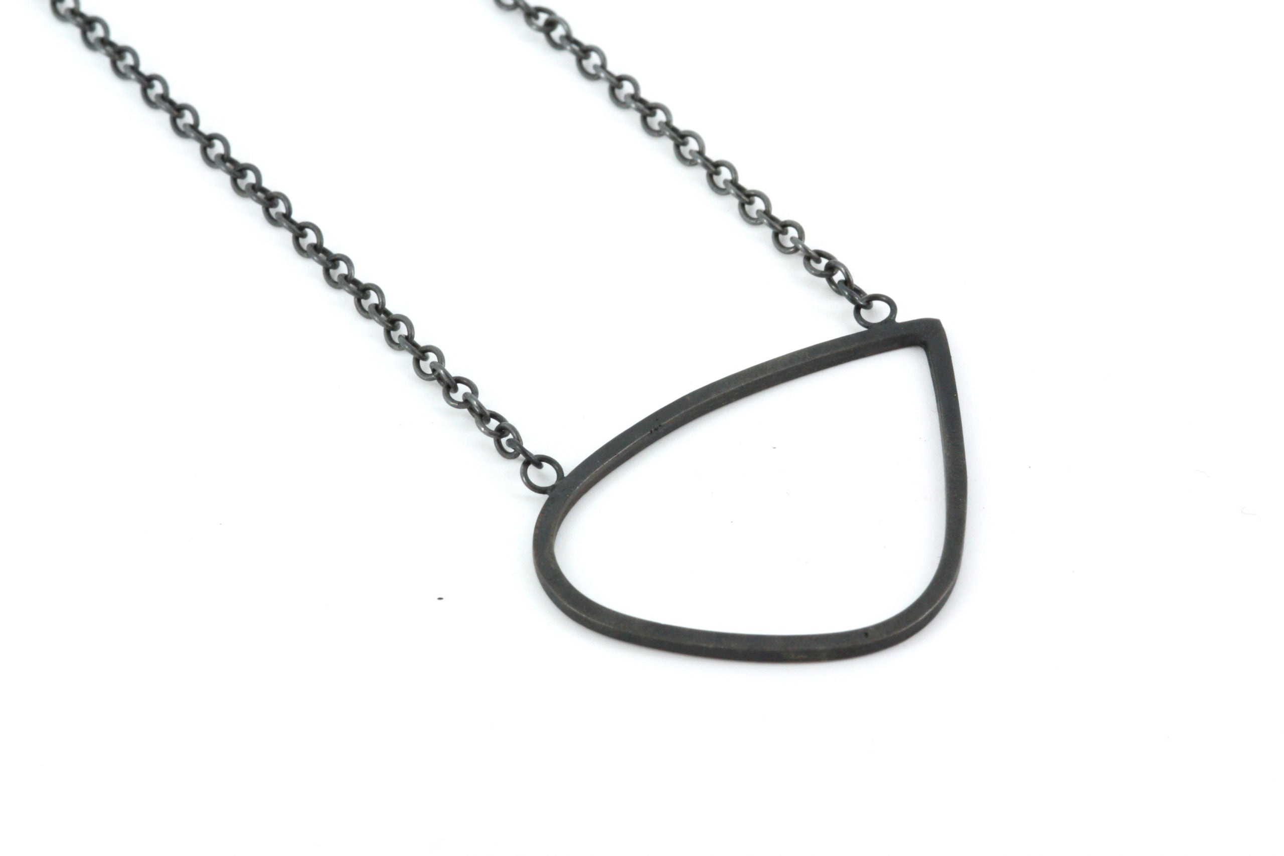 Oxidised hot sale simple necklace