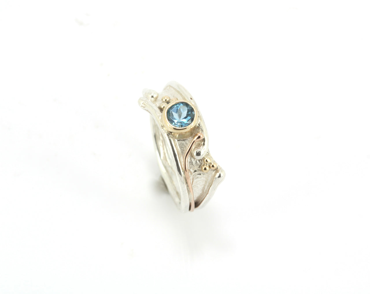 Swiss Blue Topaz Ring