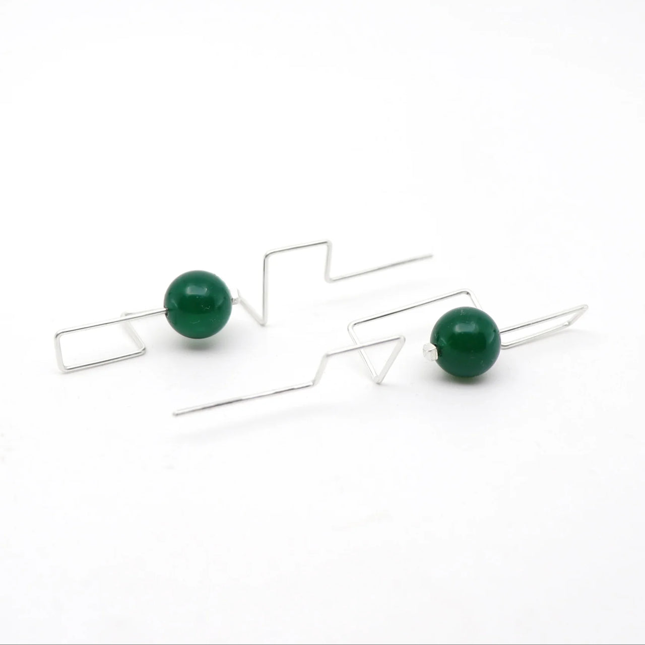 Large Labyrinth Mis-match Earrings