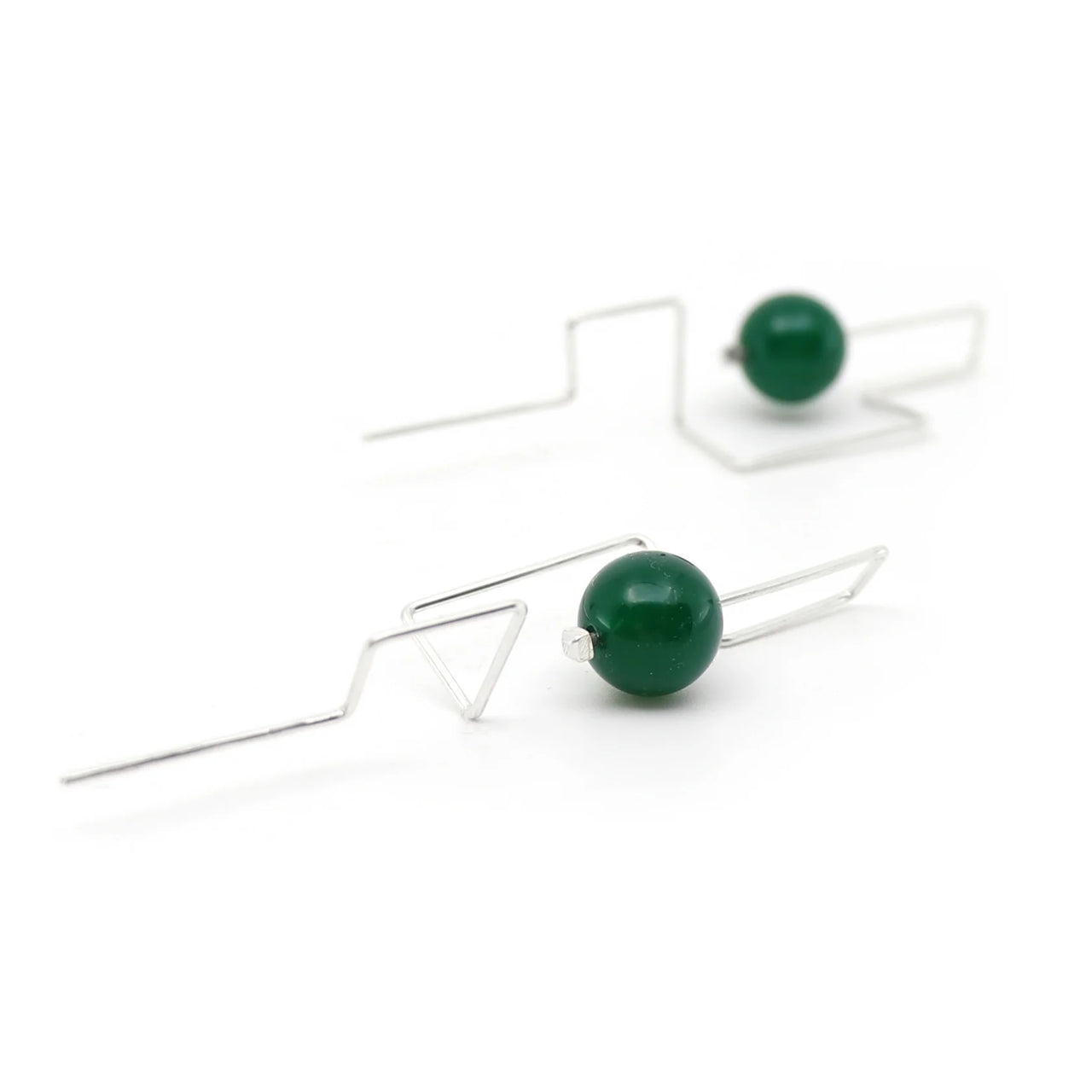 Large Labyrinth Mis-match Earrings