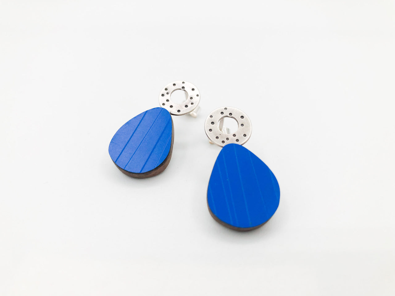 Sea Blue Statement Earrings