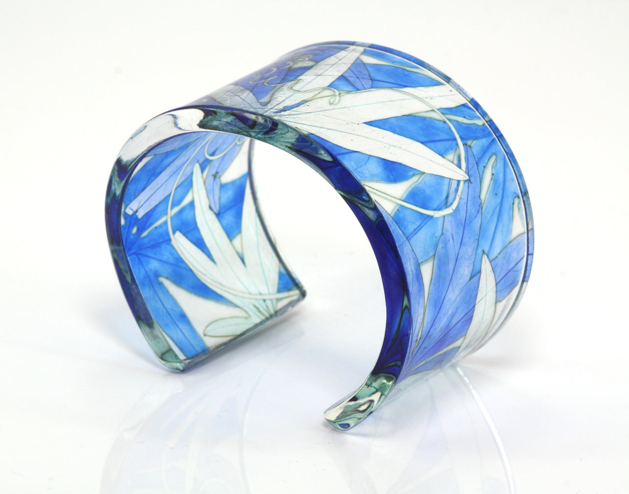 Mixed Blue Passionflower Cuff