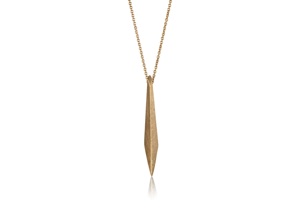 Slim Gold Vermeil Shard Necklace