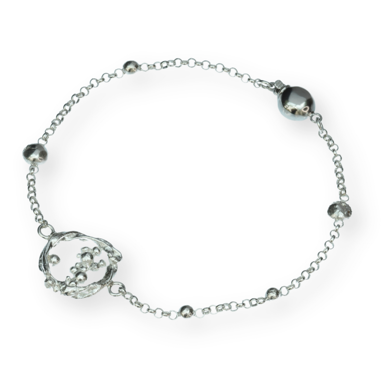 Vita silver bracelet