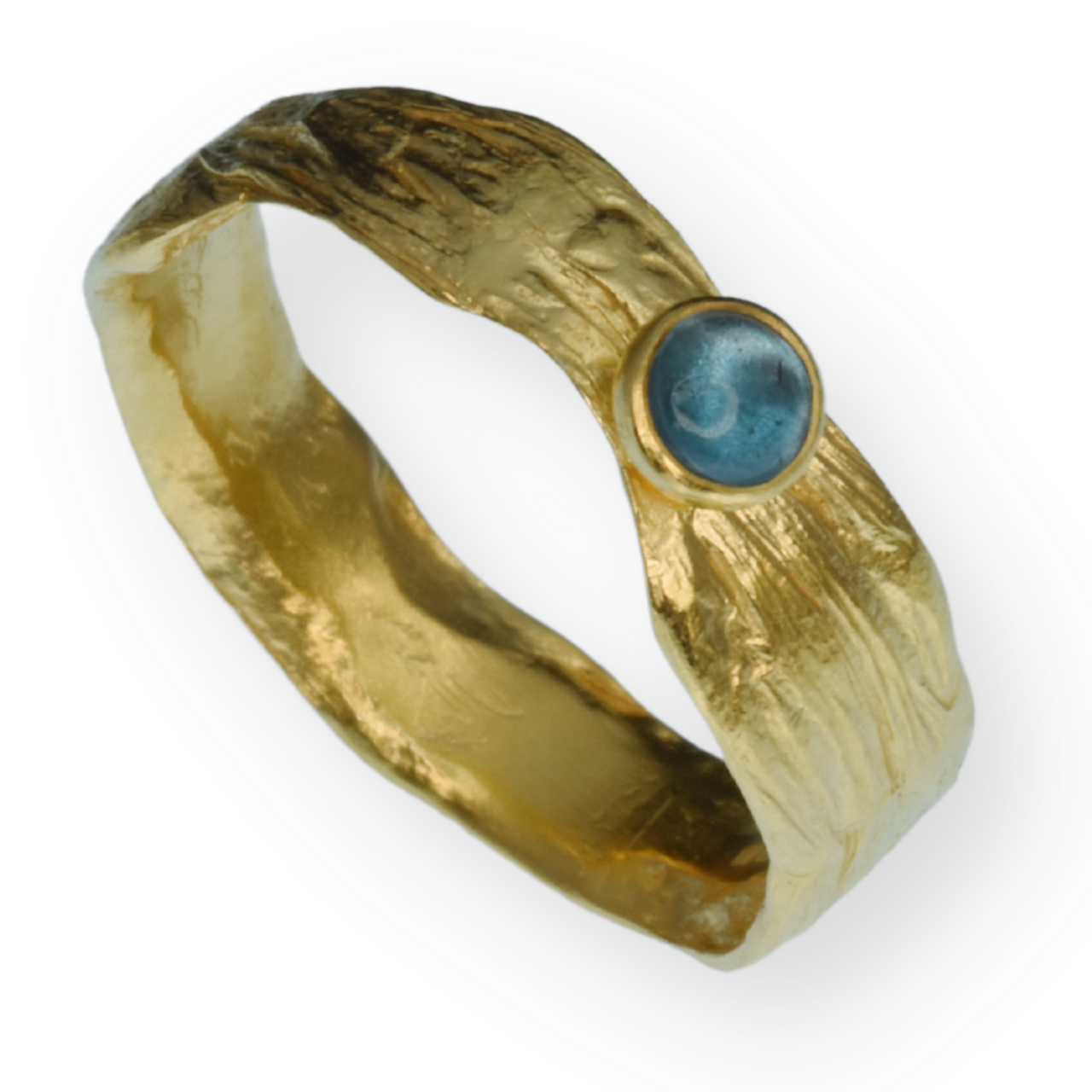 Aura blue topaz Ring