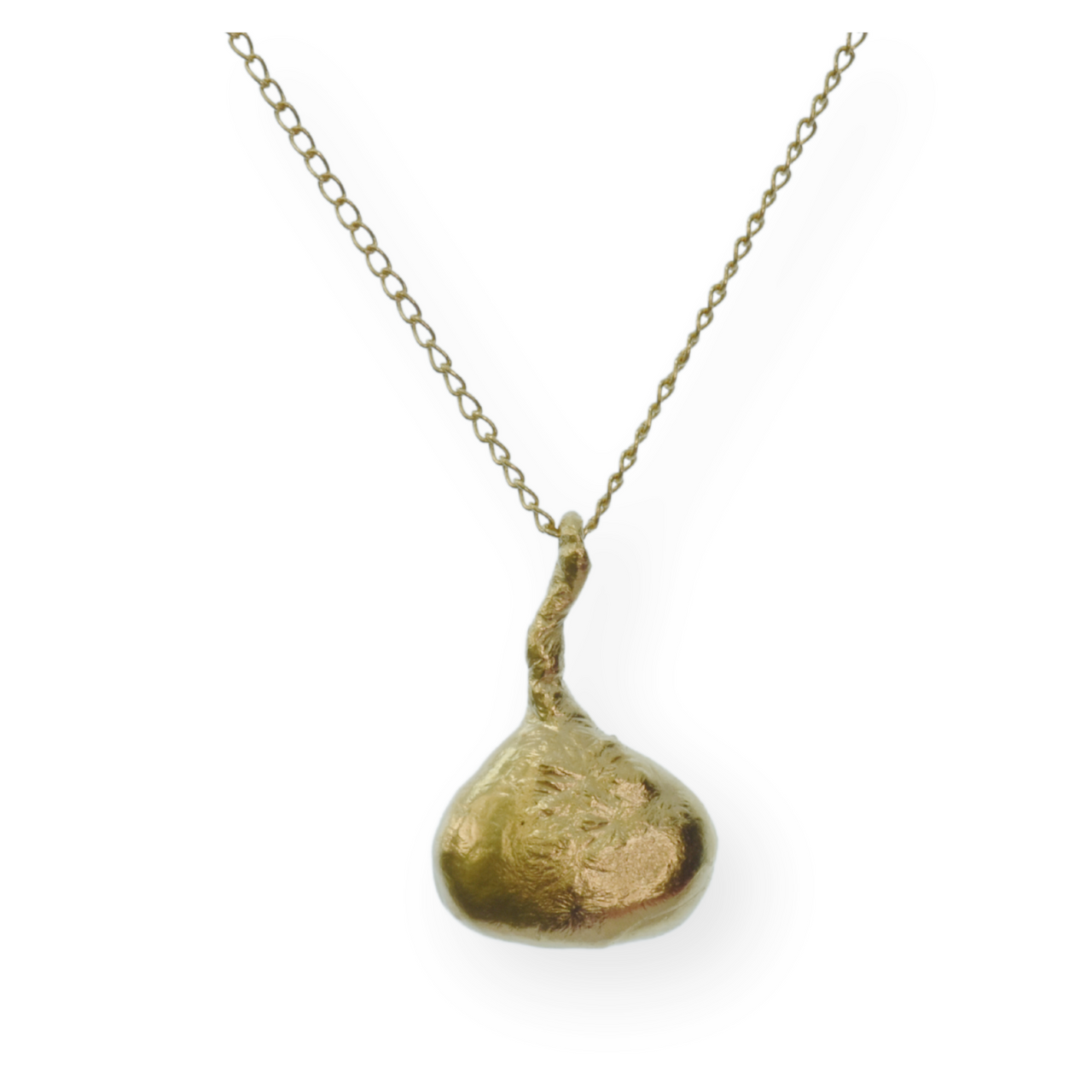 Aura drop asymmetric necklace