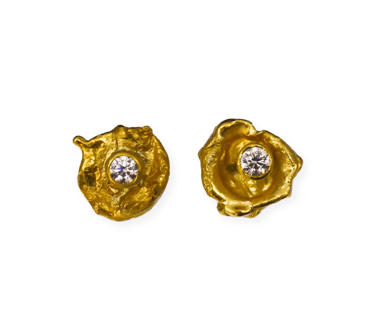 Aura Droplet Studs with Cubic Zirconia
