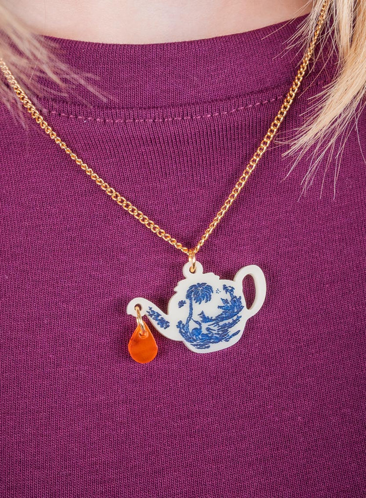 Vintage teapot pendant