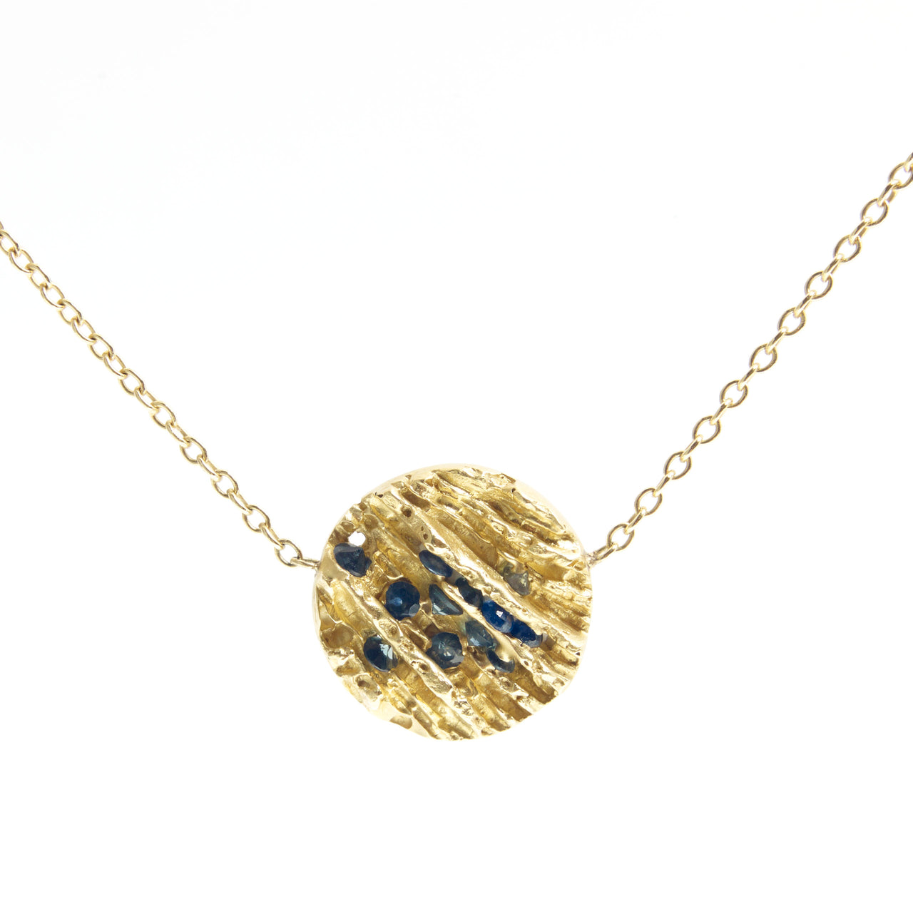 Hartland Gold & Sapphire Pendant