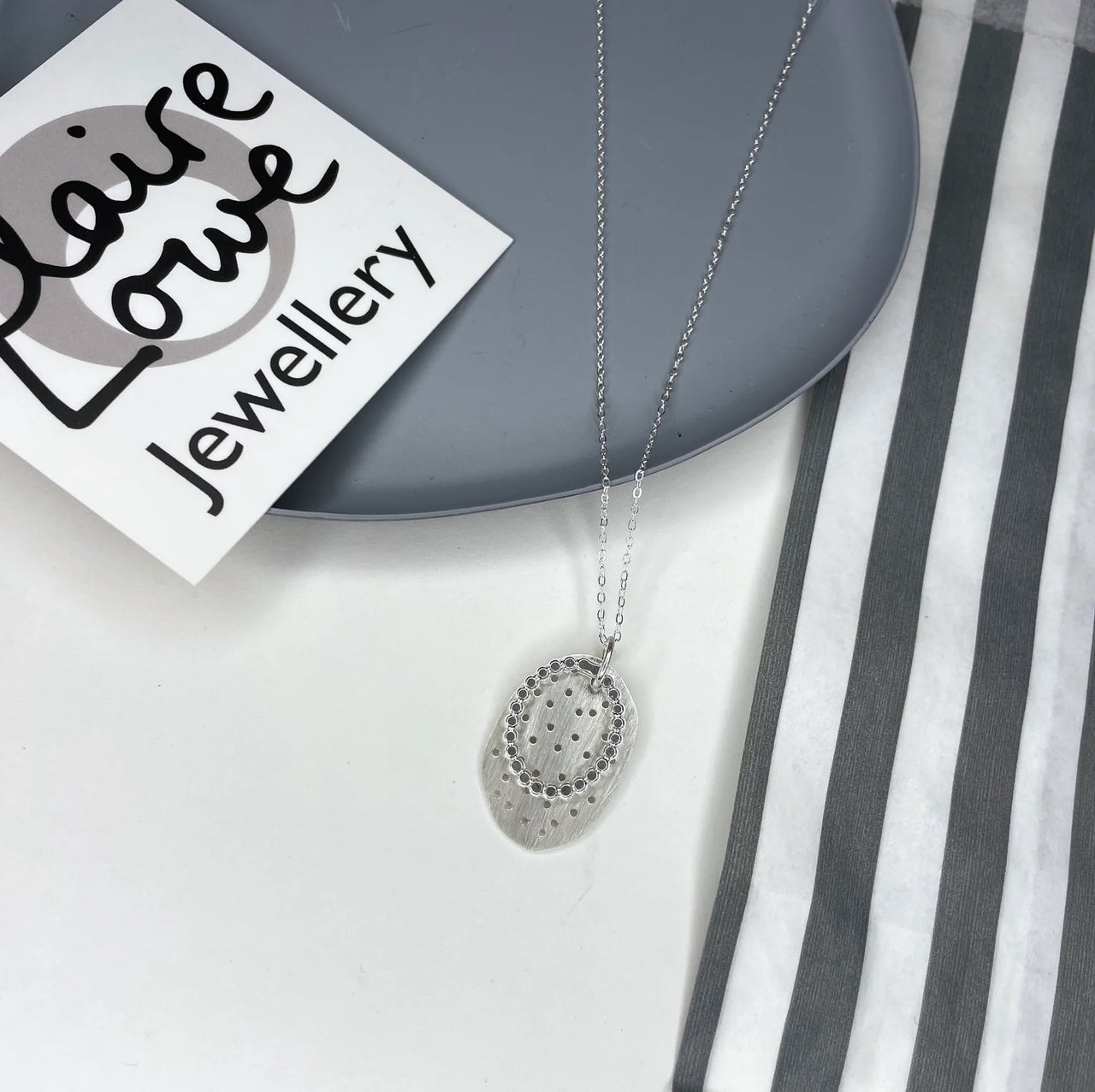 Dotty Pebble Pendant