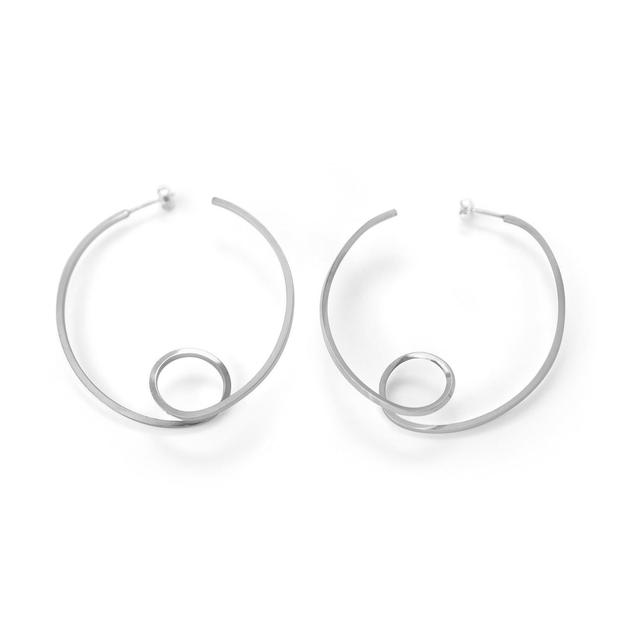 Large Loop D Loop Hoops