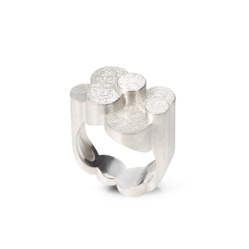 Staffa Silver Ring with 7 Tops