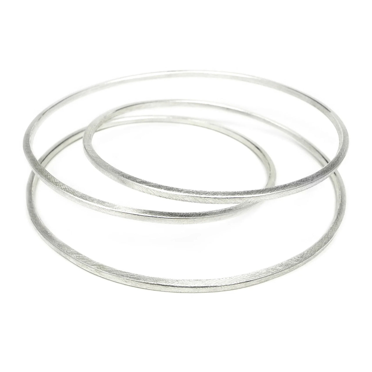 Twister Bangle Silver